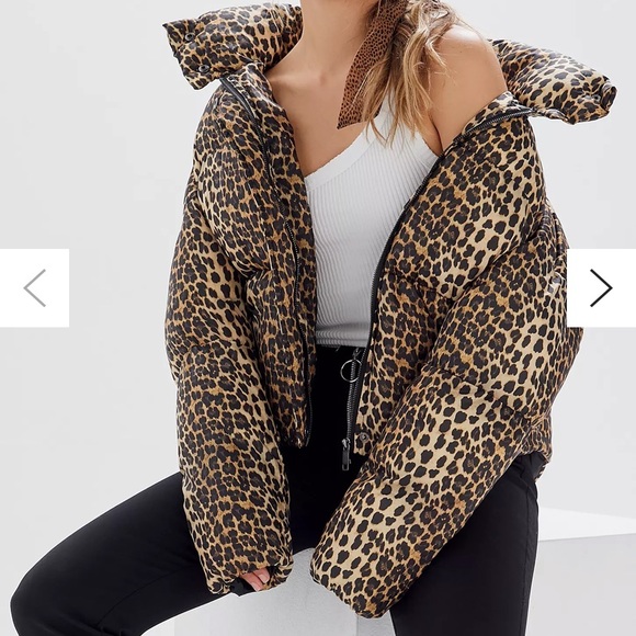 Apparis Paula Leopard Puffer - Size Medium - Picture 2 of 7